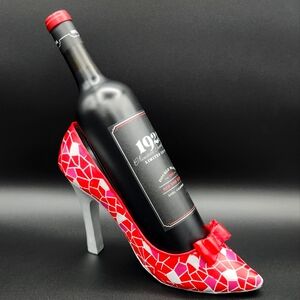 Stiletto High Heel Shoe Wine Bottle Holder
